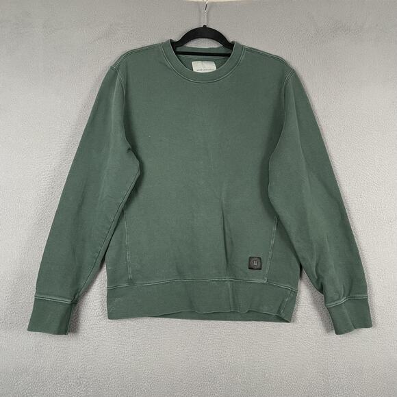 American Eagle Outfitters Other - American Eagle Sweatshirt Mens M Green Pullover Fleece Crewneck Pockets Logo